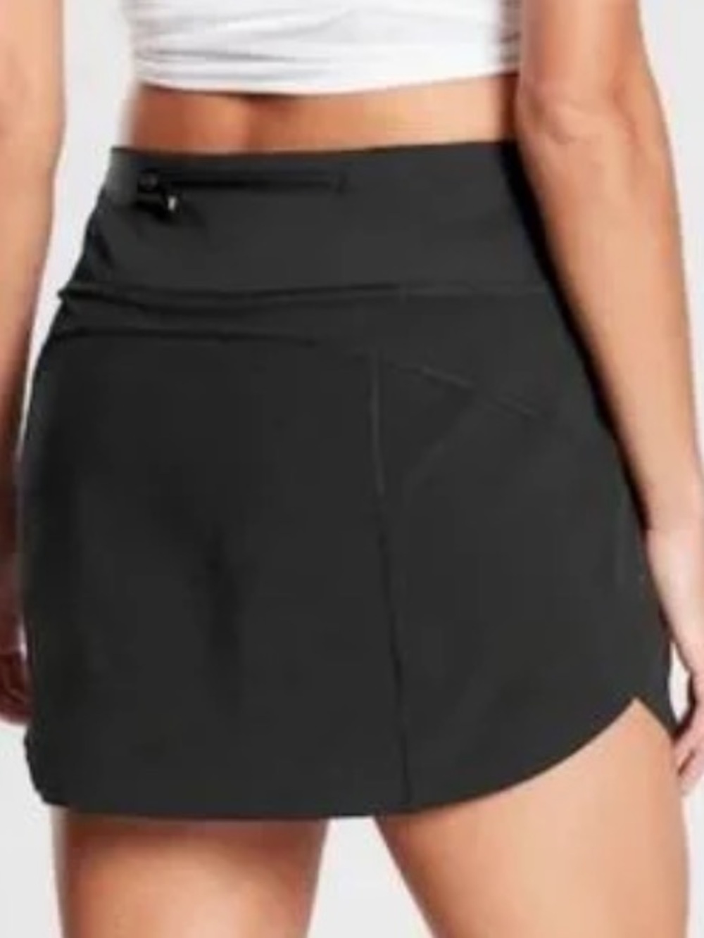 Athleta Run With It Skort 14” Skirt Short Run Pickelball Sport High Rise Black L